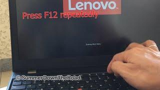 Lenovo Can't Enter BIOS | one way how to FORCE IT