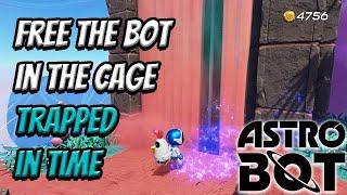 Trapped In Time - How to free the bot in the cage | Astro Bot