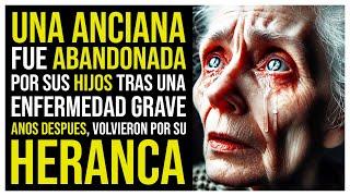 UNA ANCIANA MILLONARIA FUE ABANDONADA POR SUS HIJOS, ANOS DESPUÉS, VOLVIERON POR SU HERENCIA PERO...