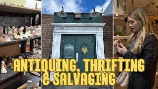 Shopping for My Vintage Booth! Antiquing, Salvaging & Thrifting around town!