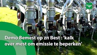 Demo Bemest op z'n Best : ‘kalk over mest om emissie te beperken’