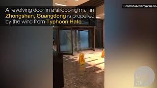 Revolving door in mainland China gets whipped in the draft from Typhoon Hato