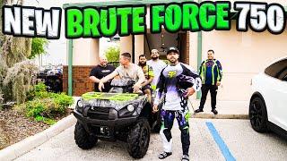 Buying a new 4x4 Quad ! |  ( 2023 Brute Force750 ) Braap Vlogs