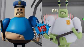 BARRY'S PRISON RUN! COP MODE vs ALIEN MODE - All Items & All Morphs Unlocked: Siren Cop, Grumpy Gran