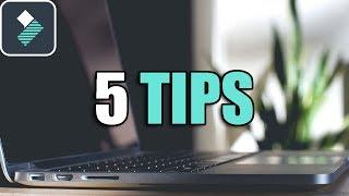 5 FILMORA tips you SHOULD KNOW! Tutorial from Beginner to Pro