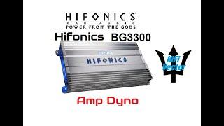 Hifonics Brutus Gamma BG3300.1D amp Dyno review Amm-1 on HiFi Vector DL-14 audio amp dummy load