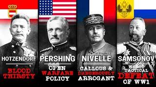 The Most Brutal/Incompetent Generals from Each Major Fighting WW1 Country [Pt. 2]