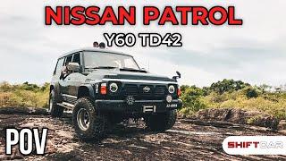 Nissan Patrol Y60 TURBOCHARGED TD42 POV Drive [4K]