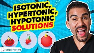 Fluid & Hormones | IV Fluids (Isotonic, Hypotonic, & Hypertonic)