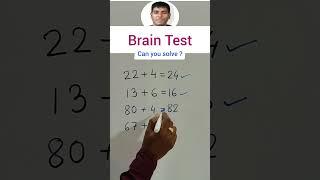 Can you solve? - Brain Game - Math Puzzle #shorts #maths