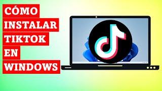  Como Instalar TikTok para PC Windows ⏩ 2024 ⏩  Rapido y Facil