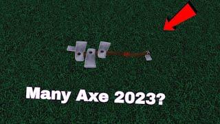 HOW TO GET MANY AXE 2023 LUMBER TYCOON 2 - ROBLOX