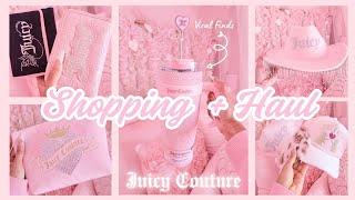 JUICY COUTURE SHOPPING VLOG + Collective Haul, TJmaxx, Burlington & Marshalls