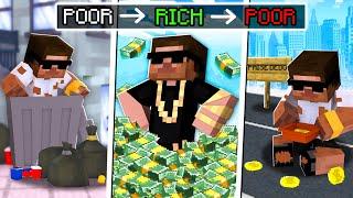 GOING FROM POOR TO MULTI MILLIONAIRE in Minecraft .. 