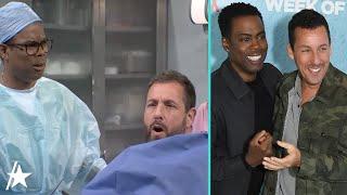 Adam Sandler Makes SURPRISE CAMEO on ‘@SaturdayNightLive' w/ Chris Rock