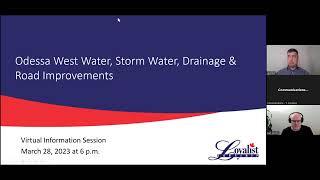 Virtual Information Session - Odessa West Drainage and Road Improvements