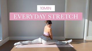 10MIN DAILY STRETCH ROUTINE FOR SPLITS || everyday flexibility & mobility for front splits