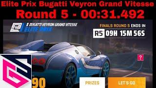 Asphalt 9 - Elite Prix Bugatti Veyron Grand Vitesse - Round 5 - 00:31.492