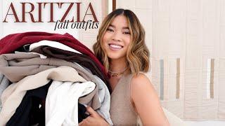 HUGE ARITZIA FALL TRY ON HAUL | Best fall transitional pieces for your wardrobe & how to style them!