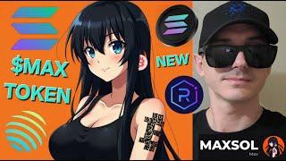 $MAX - MAX TOKEN CRYPTO COIN HOW TO BUY MAXSOL POLONIEX RAYDIUM SOLANA AI AGENT MEMECOIN SOL BITCOIN