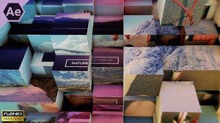 3D Abstract Cube Display - Free Download After Effects Templates + Tutorial
