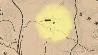 Red Dead Redemption 2 Online Hennigan's Stead North Treasure Map Locations GOLD!!!