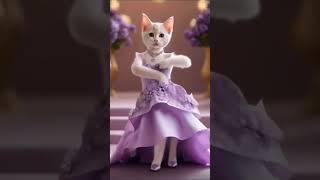 cat shorts dance videos puppy beautiful dance #funny #youtube #shotrs #trendin#001 #002