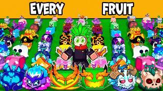 I Rolled EVERY Fruit In Blox Fruits