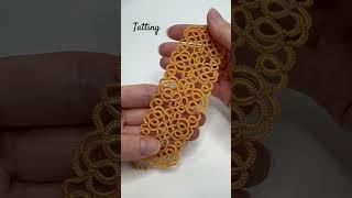 Tatting. Subscribe for tutorials Фриволите. Подписывайтесь и смотрите МК #кружево #crochet #tatting