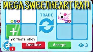 OMG! HUGE WIN? I GOT *NEW* MEGA SWEETHEART RAT FOR MY 2 COOL PETS! + GOT A MEGA LEG!#adoptmetrades