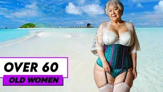 Natural Older Women OVER 60️Life & Fashion Tips for Mature Plus Size Women- Part 72