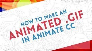 Create an Animated GIF | Adobe Animate CC Tutorial