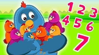 Learning 1 To 7 Numbers | Learning Numbers For Kids | Number Song