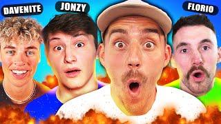 Die 4 CREATOR „BODEN ist LAVA“ Challenge in FORTNITE! mit @Jonzyy , @DaveNite & @Florio.