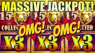 EPIC!! $10K+ MASSIVE JACKPOT HANDPAY! BIGGEST BUFFALO JACKPOT OF MY LIFE! BUFFALO GOLD Slot Machine