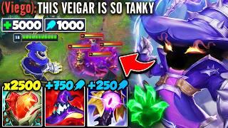 Veigar but my health and ability power scale infinitely... (5000+ HEALTH, 1000+ AP)