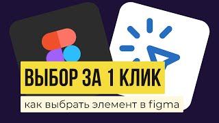 FIGMA: ВЫБОР ЭЛЕМЕНТА ИЗ ГРУППЫ ЗА 1 КЛИК | Уроки фигма на русском