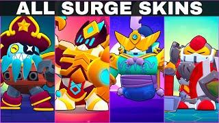 UNLOCKING ALL SURGE SKINS  | Brawl Stars