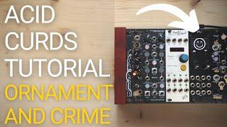 Acid Curds chord sequencer tutorial. Ornament and Crime. Deep tutorial with tips and tricks