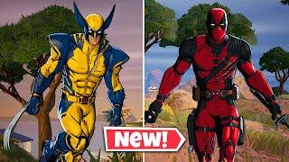 NEW DEADPOOL & WOLVERINE Skins In Fortnite | Pen & Ink Styles