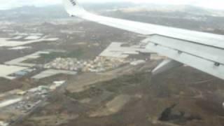 Landing at Teneriffa / Tenerife South