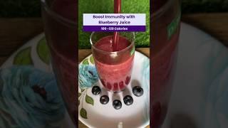 Refreshing Blueberry Juice Recipe | Healthy Summer Drink for Glowing Skin #shorts #blueberry #gym