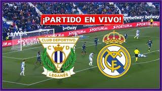  LEGANÉS vs REAL MADRID EN VIVO  JUEGA MBAPPE Y VINICIUS JR POR LA LIGA 2024 / SECTA DEPORTIVA