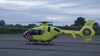 Landen/take off Lifeliner 1 PH-ULP vanuit Bergen (NH)