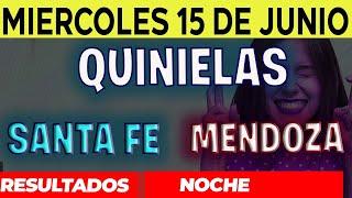 Resultados Quinielas Nocturna de Santa Fe y Mendoza, Miércoles 15 de Junio