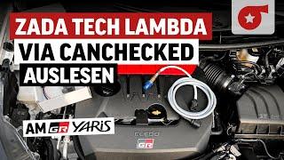 Lambdasonde richtig ins Display einspeisen | Zada Tech Sonde mit CANchecked Display im GR Yaris!