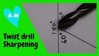 Twist drill sharpening