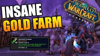 Insane Gold Farm! Winterfall Firewater Gold Farm Classic WoW