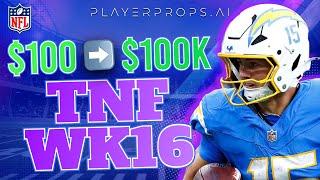 LOCK in these WINNING Week 16 NFL Picks for Thursday's game NOW | Free NFL Props & Predictions