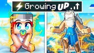 Growing up as ZEUS in Minecraft!